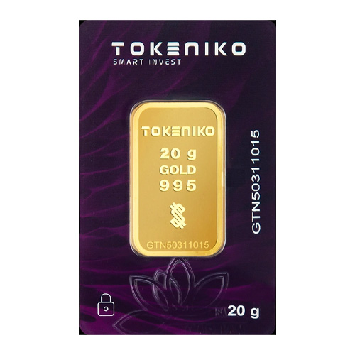 شمش طلای ۲۰ گرمی توکنیکو ۲۴ عیار