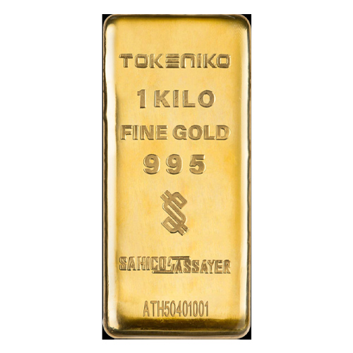 شمش طلا ۱ کیلوگرمی توکنیکو ۲۴ عیار 
