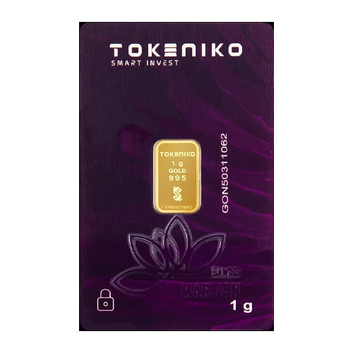 شمش طلای یک گرمی توکنیکو ۲۴ عیار