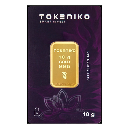 شمش طلای ۱۰ گرمی توکنیکو ۲۴ عیار